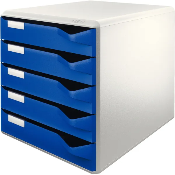 Leitz Post e Form gaveteira azul/branca
