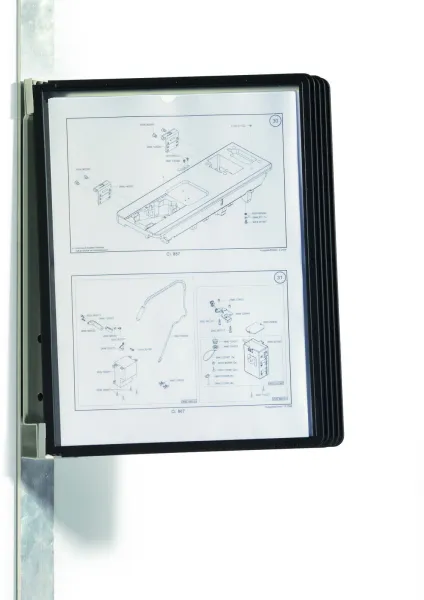 Durable Vario Magnet registersystem preto A4
