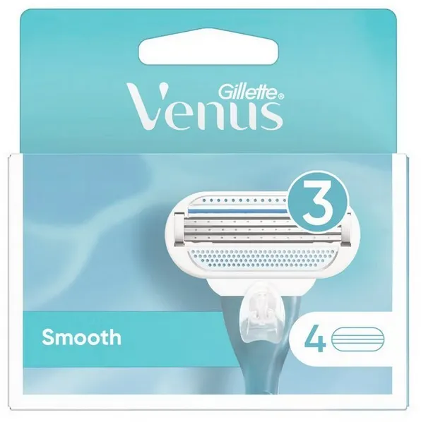 Gillette - Venus Smooth Lâminas de barbear - 4 Pacote