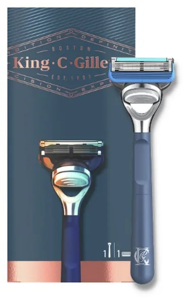 Gillette - King C. Máquina de barbear - 5 lâminas