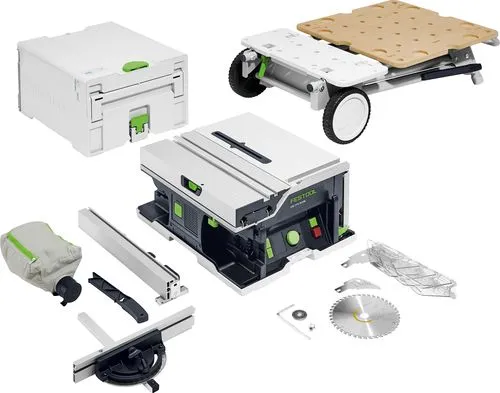 Festool Serra de mesa a bateria CSC SYS 50 EBI-Basic-Set