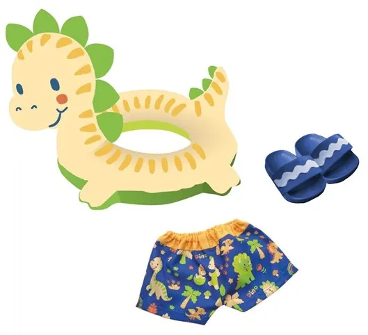 Conjunto de Natação para Bonecas Heless Dino 35-45 cm