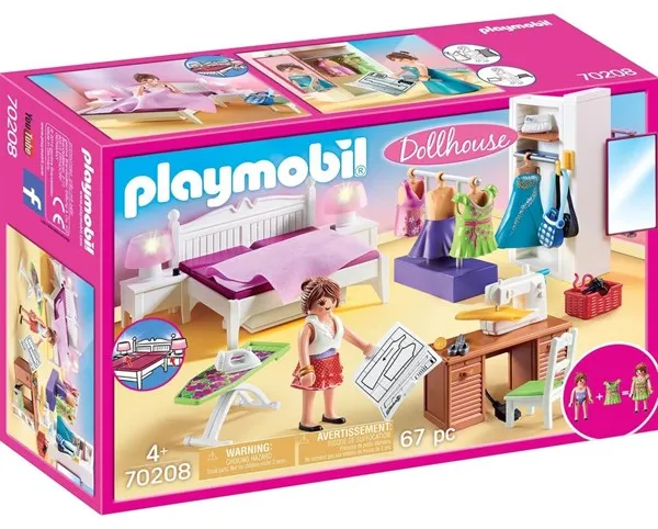 Playmobil Dollhouse - Quarto com Canto de Costura