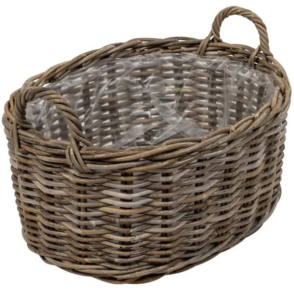 Cesto oval com pega 53x40x25cm