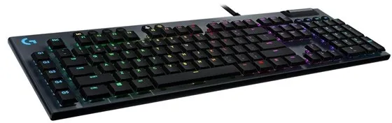 Logitech G915 LIGHTSPEED Wireless GL Clicky - US - Teclado de gaming - Inglês americano - Preto