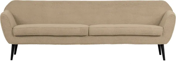 Rocco, Sofá lounge, cor de areia, H75x230x82 cm