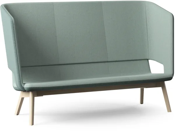 Twist & Sit Soft - sofá lounge alta de 3 lugares com pernas