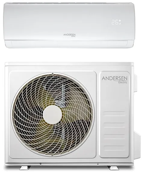 Andersen Electric AE 9000 bomba de calor ar/ar com WiFi, 3,4 kW, 5-63 m², branco